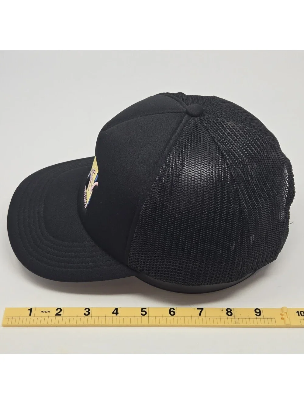 MTV Music Television American Eagle Trucker Hat Cap Black Mesh Snapback